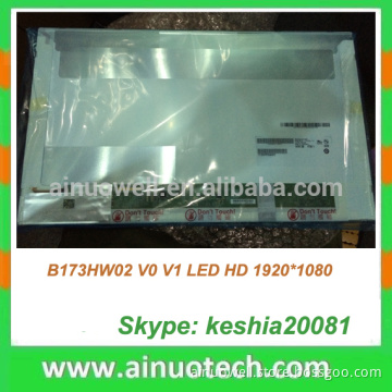 laptop 17.3 inch LED screen LCD panel B173HW02 V0 V1 LED HD 1920*1080 high resolution